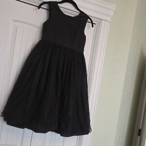 Elegant Black Kids Dress Size 8